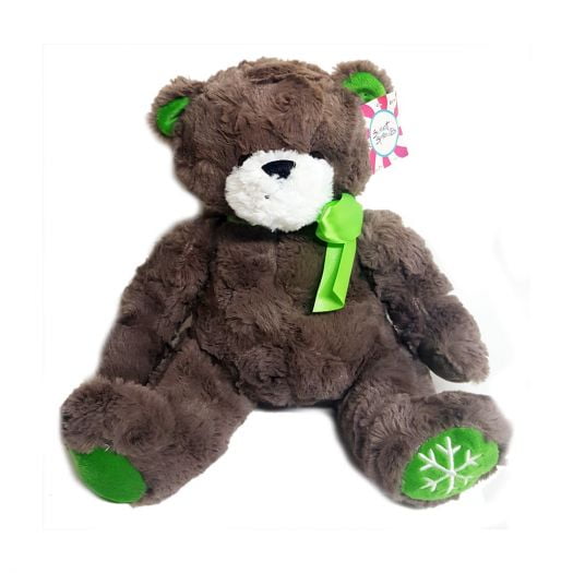 BROWN TEDDY BEAR Playmobil animal BOY W/ BROWN HAIR & EYEGLASSES